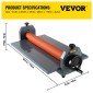 VEVOR 39" 1000mm Εγχειρίδιο Cold Roll Laminator Vinyl Photo Mounting Film Μηχανή πλαστικοποίησης Μηχανή πλαστικοποίησης κρύου ρολού