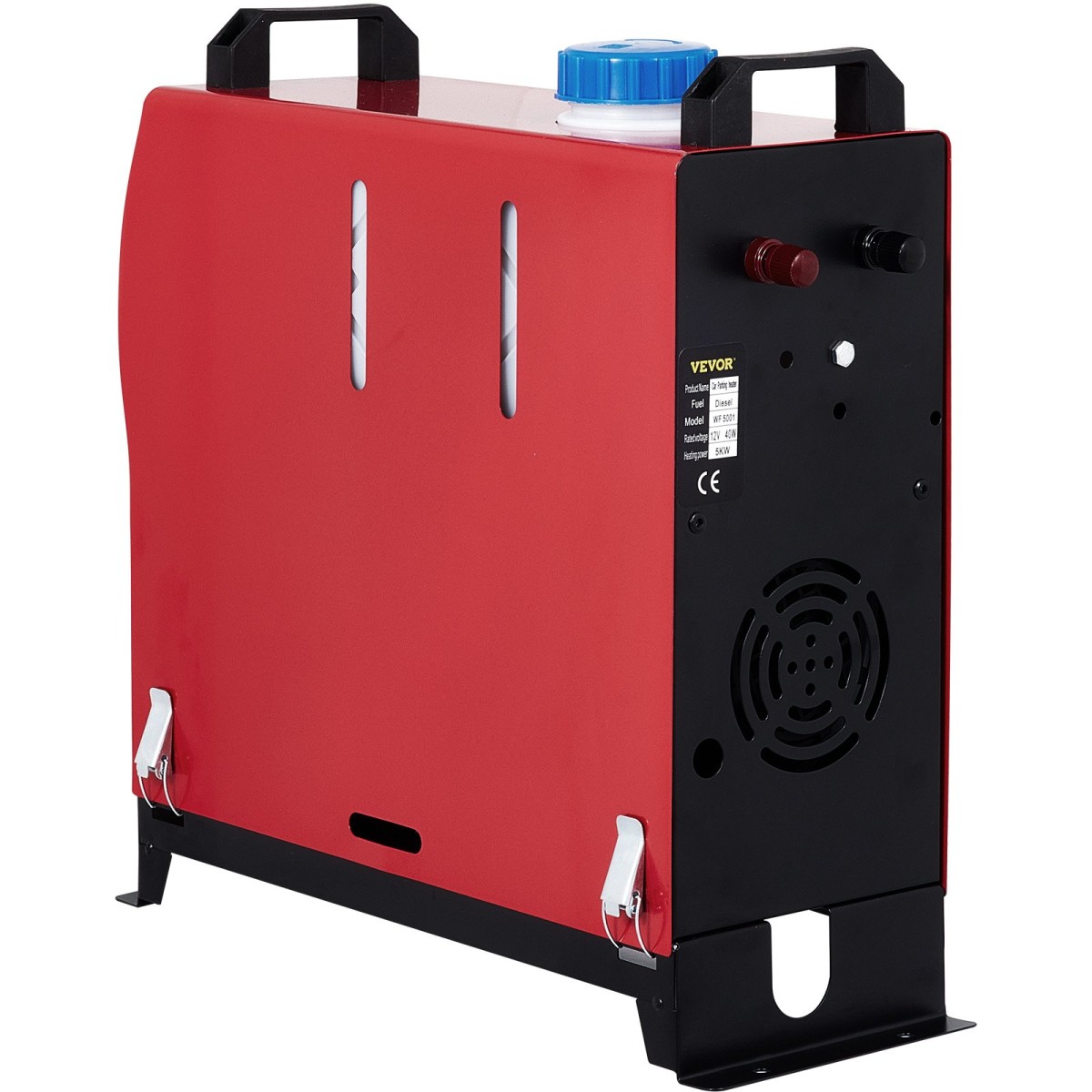 VEVOR 12V 5000W Air Diesel Heater με διακόπτη LCD, Diesel Heater με τηλεχειριστήριο και 4 εξόδους αέρα για Boat Car Trucks Campervans