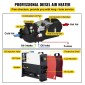 VEVOR 12V 5000W Air Diesel Heater με διακόπτη LCD, Diesel Heater με τηλεχειριστήριο και 4 εξόδους αέρα για Boat Car Trucks Campervans