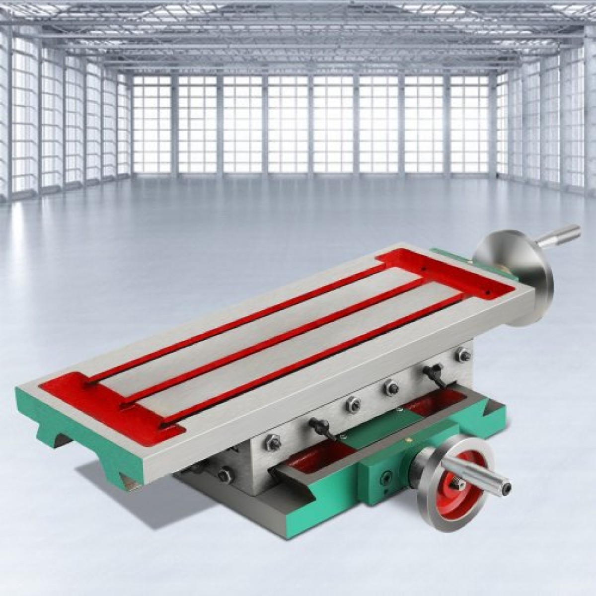 Τραπέζι φρέζας VEVOR 17,7×6,7 ιντσών (450 x 170 χλστ.) Τραπέζι φρεζαρίσματος σύνθετης ολίσθησης 30 KG Πολυλειτουργικό τραπέζι εργασίας Μηχανή πολλαπλής φρέζας Σύνθεση 2 Άξονας 4 Τρόποι για όλες τις βάσεις Τρυπανιού Μηχανή φρεζαρίσματος πάγκου