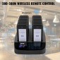 VEVOR Restaurant Pager 16 Coasters Paging System Max 98 Nursery Pager Ασύρματο σύστημα τηλεειδοποίησης σε ουρά κλήσης Οθόνη αφής με δόνηση, αναβοσβήνει και βομβητή για ξενοδοχεία και καφετέριες κοινωνικών αποστάσεων