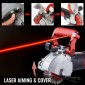 VEVOR Wall Chaser, 34 mm Βάθος κοπής Μηχανή κοπής τοίχου 2500W Μηχανή κοπής Wall Groove 38 mm Πλάτος κοπής Μηχανή κοπής τοίχου με 5 λεπίδες πριονιού 115 mm Διάμετρος 6300r/Min με υπέρυθρη ακτίνα