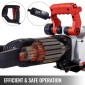 VEVOR Wall Chaser, 34 mm Βάθος κοπής Μηχανή κοπής τοίχου 2500W Μηχανή κοπής Wall Groove 38 mm Πλάτος κοπής Μηχανή κοπής τοίχου με 5 λεπίδες πριονιού 115 mm Διάμετρος 6300r/Min με υπέρυθρη ακτίνα