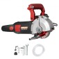 VEVOR Wall Chaser, 34 mm Βάθος κοπής Μηχανή κοπής τοίχου 2500W Μηχανή κοπής Wall Groove 38 mm Πλάτος κοπής Μηχανή κοπής τοίχου με 5 λεπίδες πριονιού 115 mm Διάμετρος 6300r/Min με υπέρυθρη ακτίνα