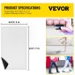 VEVOR Dance Floor, 6,6x23ft Dance Floor Roll, πάχος 0,06in PVC Vinyl Dance Floor, Μαύρο/Λευκό αναστρέψιμο φορητό πάτωμα χορού, αντιολισθητικό δάπεδο χορού, πίστα μπαλέτου για τζαζ, ποπ, λυρικό στυλ