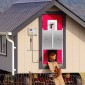 VEVOR Automatic Chicken Coop Door, Timer and Light Sensor, Chicken Door Opener, 12V 66W Chicken Coop Door, Ηλεκτρικό κιτ ανοίγματος πόρτας πουλερικών με αισθητήρα υπερύθρων, αυτόματη πόρτα κοτόπουλου με 2 τηλεχειριστήρια