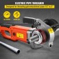 VEVOR Electric Pipe Threader, 2300W Pipe Threading Machine, Heavy-Duty Hand-Held Power Drive Kit, 220V Pipe Threader Machine, Portable Pipe Threader with 6 Dies 1,27-5,1 cm