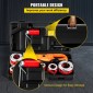 VEVOR Electric Pipe Threader, 2300W Pipe Threading Machine, Heavy-Duty Hand-Held Power Drive Kit, 220V Pipe Threader Machine, Portable Pipe Threader with 6 Dies 1,27-5,1 cm