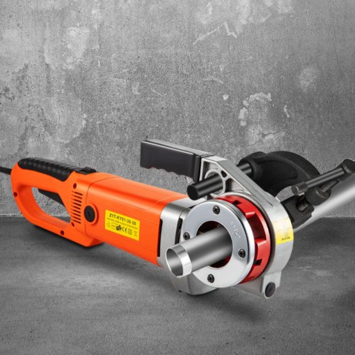 VEVOR Electric Pipe Threader, 2300W Pipe Threading Machine, Heavy-Duty Hand-Held Power Drive Kit, 220V Pipe Threader Machine, Portable Pipe Threader with 6 Dies 1,27-5,1 cm