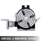 VEVOR 150mm/5.9In Vertical & Horizontal Rotary Table, 150MM Dividing Head Στρογγυλή Περιστροφική Τραπεζιά Εργασίας Σύστημα Ευρετηρίου Μηχανής Φρέζας Ρυθμιζόμενη βίδα 5,9 ιντσών Σύστημα ευρετηρίου διαχωριστικής πλάκας