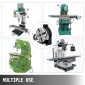 VEVOR 150mm/5.9In Vertical & Horizontal Rotary Table, 150MM Dividing Head Στρογγυλή Περιστροφική Τραπεζιά Εργασίας Σύστημα Ευρετηρίου Μηχανής Φρέζας Ρυθμιζόμενη βίδα 5,9 ιντσών Σύστημα ευρετηρίου διαχωριστικής πλάκας