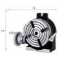 VEVOR 150mm/5.9In Vertical & Horizontal Rotary Table, 150MM Dividing Head Στρογγυλή Περιστροφική Τραπεζιά Εργασίας Σύστημα Ευρετηρίου Μηχανής Φρέζας Ρυθμιζόμενη βίδα 5,9 ιντσών Σύστημα ευρετηρίου διαχωριστικής πλάκας