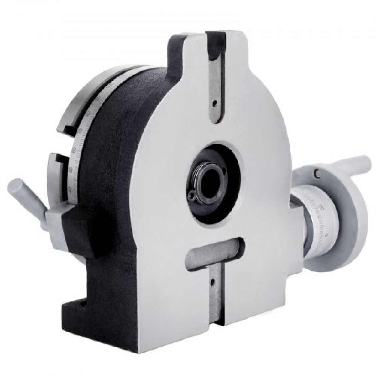 VEVOR 150mm/5.9In Vertical & Horizontal Rotary Table, 150MM Dividing Head Στρογγυλή Περιστροφική Τραπεζιά Εργασίας Σύστημα Ευρετηρίου Μηχανής Φρέζας Ρυθμιζόμενη βίδα 5,9 ιντσών Σύστημα ευρετηρίου διαχωριστικής πλάκας