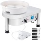 VEVOR Pottery Wheel 25CM Pottery Forming Machine 280W Electric Pottery wheel with Foot Pedal and Departable Basin Shaping Tool for Ceramics Clay Craft DIY Clay