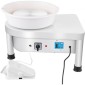 VEVOR Pottery Wheel 25CM Pottery Forming Machine 280W Electric Pottery wheel with Foot Pedal and Departable Basin Shaping Tool for Ceramics Clay Craft DIY Clay
