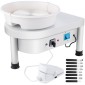 VEVOR Pottery Wheel 25CM Pottery Forming Machine 280W Electric Pottery wheel with Foot Pedal and Departable Basin Shaping Tool for Ceramics Clay Craft DIY Clay