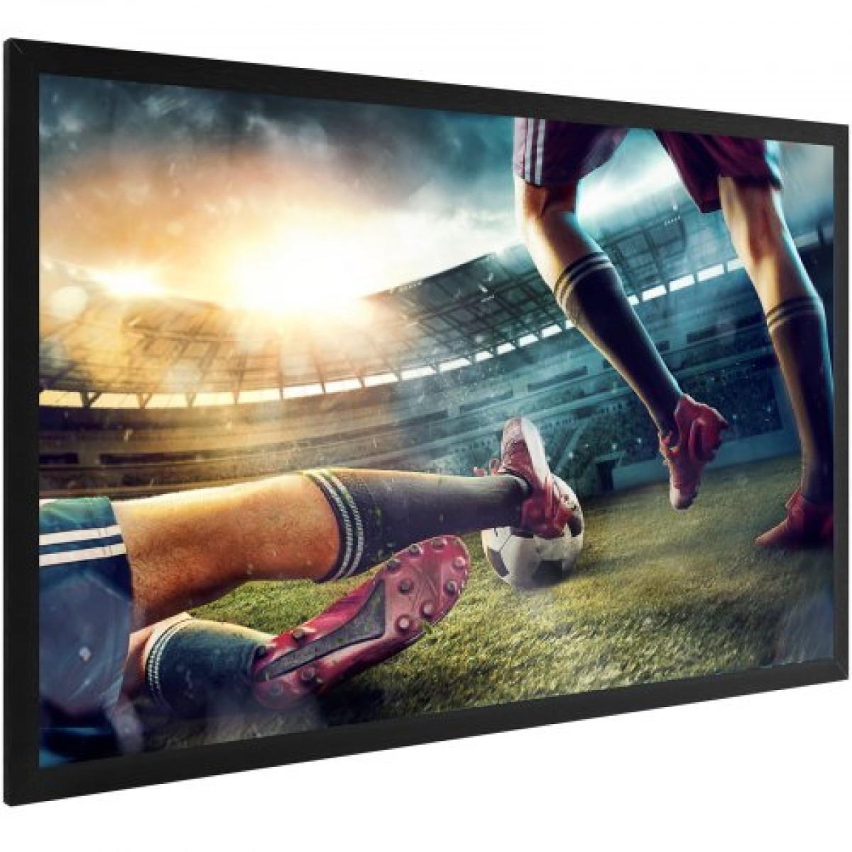 VEVOR 110 Inch Diagonal Projector Screen 16:9 4K HD Projector Screen Movie Οθόνη Fixed Frame 3D Projector for Home Threater Outdoor Use (110inch)