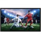 VEVOR 110 Inch Diagonal Projector Screen 16:9 4K HD Projector Screen Movie Οθόνη Fixed Frame 3D Projector for Home Threater Outdoor Use (110inch)