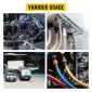 VEVOR 71550 Portable Manual Hydraulic Pipe Pipe Hose Crimping Tool and Repaire Crimper Tools Χειροκίνητα Λειτουργία A/C Hose Crimper Tool Kit Ανθεκτικό με 4 μήτρες για κλιματιστικό αυτοκινήτου