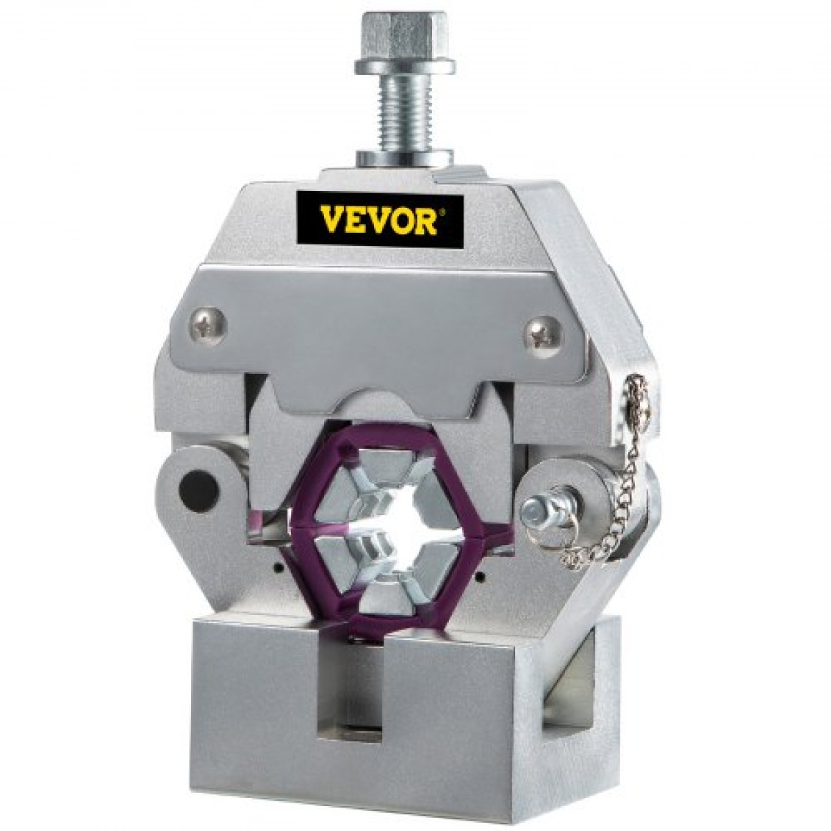 VEVOR 71550 Portable Manual Hydraulic Pipe Pipe Hose Crimping Tool and Repaire Crimper Tools Χειροκίνητα Λειτουργία A/C Hose Crimper Tool Kit Ανθεκτικό με 4 μήτρες για κλιματιστικό αυτοκινήτου