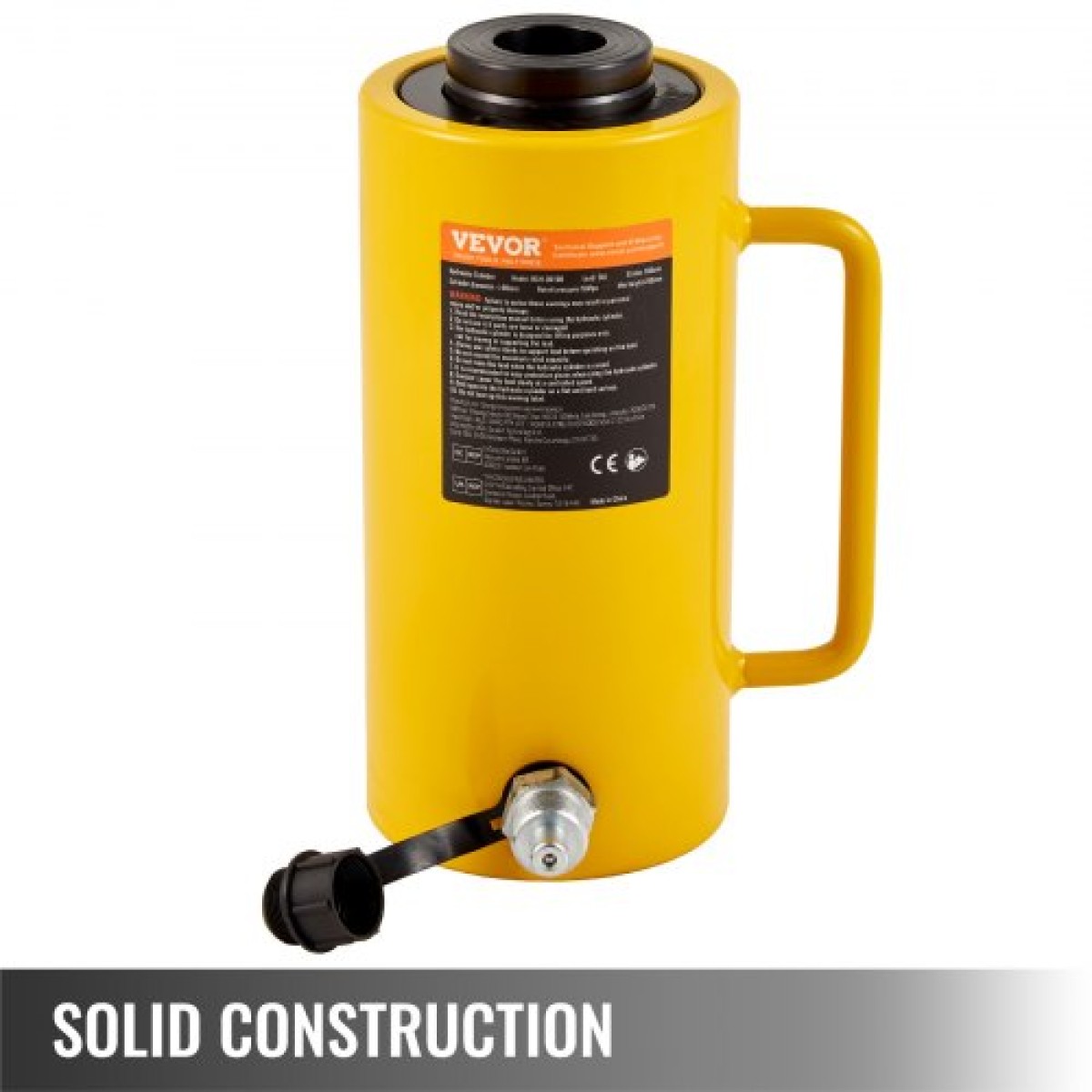 VEVOR 30Ton 10,2 cm Stroke Hollow Hydraulic Cylinder Jack 29937,1 kg Ανυψωτικό κύλινδρο Industrial Durable Automotive Body Bending