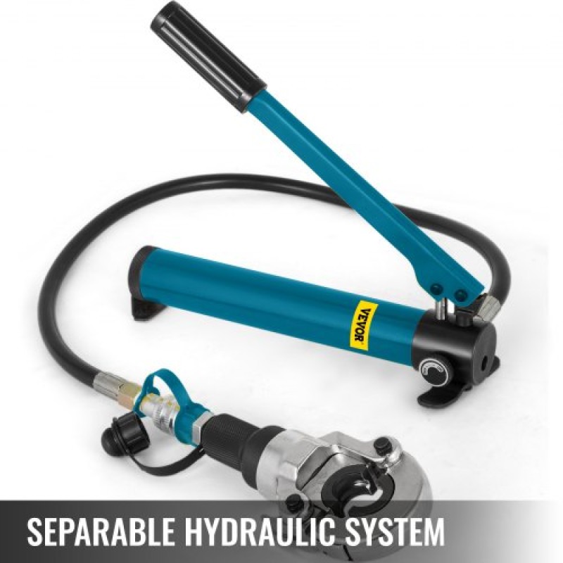 VEVOR 6T Hydraulic Crimping Tool V12-28mm TH16-32mm Πένσα πρέσας, Πένσα σύσφιξης σωλήνων σε σχήμα V/TH, Πένσα χειρός κεφαλής 360° με σιαγόνες PE-X Εργαλείο σύσφιξης για σύνθετους σωλήνες PEX PE-X PB