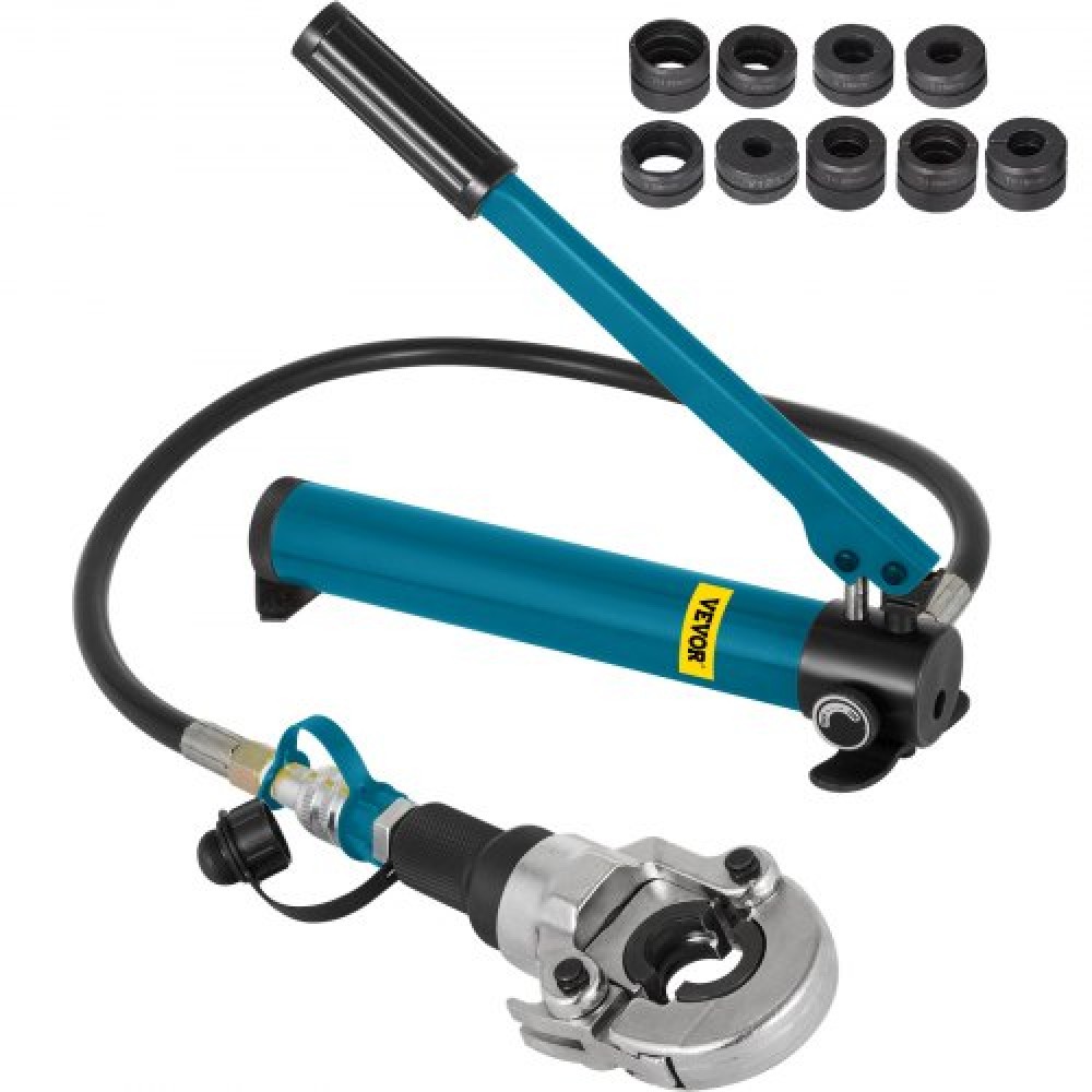 VEVOR 6T Hydraulic Crimping Tool V12-28mm TH16-32mm Πένσα πρέσας, Πένσα σύσφιξης σωλήνων σε σχήμα V/TH, Πένσα χειρός κεφαλής 360° με σιαγόνες PE-X Εργαλείο σύσφιξης για σύνθετους σωλήνες PEX PE-X PB
