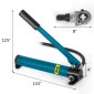 VEVOR 6T Hydraulic Crimping Tool V12-28mm TH16-32mm Πένσα πρέσας, Πένσα σύσφιξης σωλήνων σε σχήμα V/TH, Πένσα χειρός κεφαλής 360° με σιαγόνες PE-X Εργαλείο σύσφιξης για σύνθετους σωλήνες PEX PE-X PB