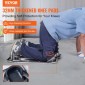 VEVOR Concrete Knee Boards Inox, 28'' x 8'' Concrete Sliders, Knee Boards for Concrete, Concrete Knee Pads Moving Sliders, με Επιγονατίδες & Ιμάντες σανίδας για Τσιμέντο και Φινίρισμα από Σκυρόδεμα