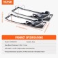 VEVOR Concrete Knee Boards Inox, 28'' x 8'' Concrete Sliders, Knee Boards for Concrete, Concrete Knee Pads Moving Sliders, με Επιγονατίδες & Ιμάντες σανίδας για Τσιμέντο και Φινίρισμα από Σκυρόδεμα