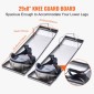 VEVOR Concrete Knee Boards Inox, 30'' x 8'' Concrete Sliders, Knee Boards for Concrete, Concrete Knee Pads Moving Sliders, με Επιγονατίδες & Ιμάντες σανίδας για Τσιμέντο και Φινίρισμα από Μπετόν