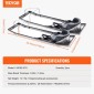VEVOR Concrete Knee Boards Inox, 30'' x 8'' Concrete Sliders, Knee Boards for Concrete, Concrete Knee Pads Moving Sliders, με Επιγονατίδες & Ιμάντες σανίδας για Τσιμέντο και Φινίρισμα από Μπετόν