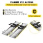 VEVOR Concrete Knee Boards 30'' x 8'' Slider Knee Boards, Kneeler Board από ανοξείδωτο χάλυβα Kneeboards, Concrete Sliders Pair Moving Sliders, with Concrete Board Straps for Cement and Concrete Finishi