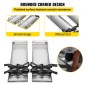 VEVOR Concrete Knee Boards 30'' x 8'' Slider Knee Boards, Kneeler Board από ανοξείδωτο χάλυβα Kneeboards, Concrete Sliders Pair Moving Sliders, with Concrete Board Straps for Cement and Concrete Finishi