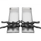 VEVOR Concrete Knee Boards 30'' x 8'' Slider Knee Boards, Kneeler Board από ανοξείδωτο χάλυβα Kneeboards, Concrete Sliders Pair Moving Sliders, with Concrete Board Straps for Cement and Concrete Finishi