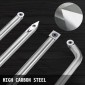 VEVOR Wood Turning Tools for Lathe 4 PCS Set, Carbide Lathe Tools with Diamond Shape, Round, Square Cutters Replaceable Turning Lathe Chisels with a Grip Handle Lathe Tools for Craft DIY Hobbyists
