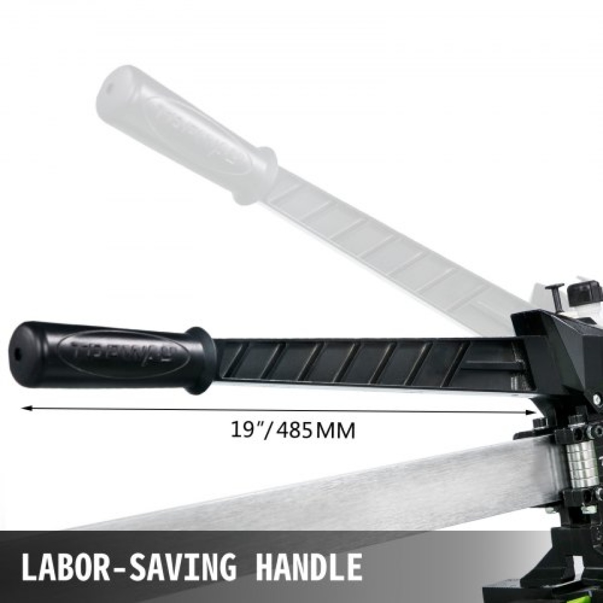 VEVOR 39-ιντσών Tile Cutter Χειροκίνητος κόφτης πλακιδίων, με επαγγελματικό κόφτη σανίδων βινυλίου από καρβίδιο βολφραμίου, ρυθμιζόμενος οδηγός λέιζερ για κοπή ακριβείας πορσελάνης κεραμικών πλακιδίων δαπέδου