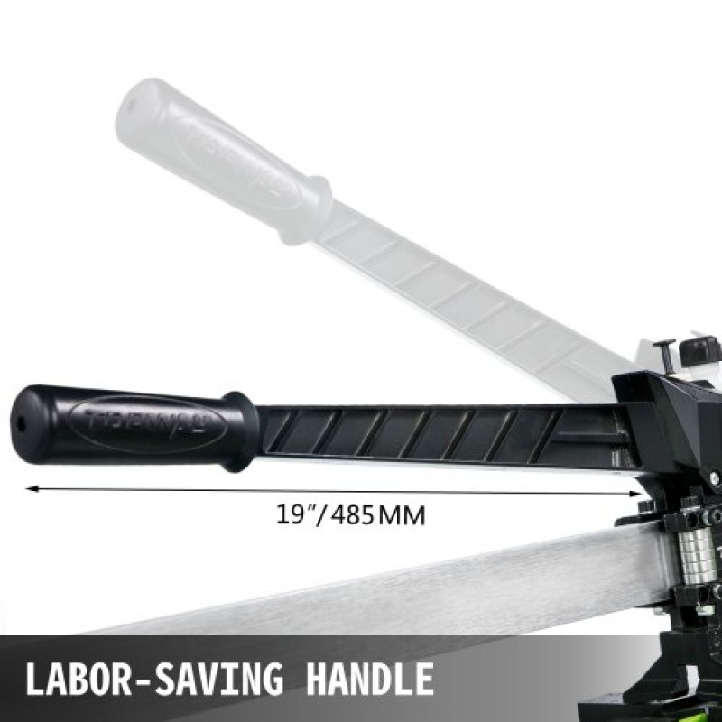 VEVOR 39-ιντσών Tile Cutter Χειροκίνητος κόφτης πλακιδίων, με επαγγελματικό κόφτη σανίδων βινυλίου από καρβίδιο βολφραμίου, ρυθμιζόμενος οδηγός λέιζερ για κοπή ακριβείας πορσελάνης κεραμικών πλακιδίων δαπέδου