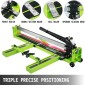 VEVOR 39-ιντσών Tile Cutter Χειροκίνητος κόφτης πλακιδίων, με επαγγελματικό κόφτη σανίδων βινυλίου από καρβίδιο βολφραμίου, ρυθμιζόμενος οδηγός λέιζερ για κοπή ακριβείας πορσελάνης κεραμικών πλακιδίων δαπέδου