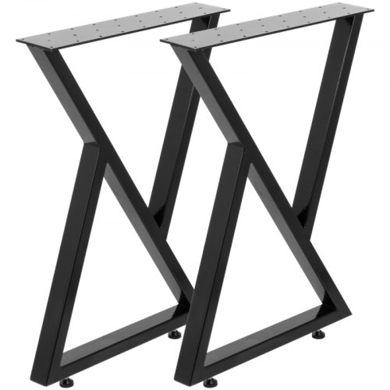 Metal Table Legs Dining Table Legs 28" Height 20" Width Desk Bench Legs Set of 2
