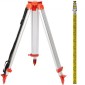 VEVOR Rotary Green Laser Kit 500M+1,65M Aluminium Tripod+5M Laser Level Staff