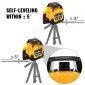 VEVOR Rotary Green Laser Kit 500M+1,65M Aluminium Tripod+5M Laser Level Staff