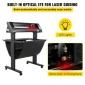 VEVOR Vinyl Cutter, 720mm Vinyl Plotter, LED Screen Plotter Cutter, Ημιαυτόματο ενσωματωμένο οπτικό μάτι για ακριβή καθοδήγηση, συμβατό με λογισμικό SignMaster για σύστημα Windows με βάση