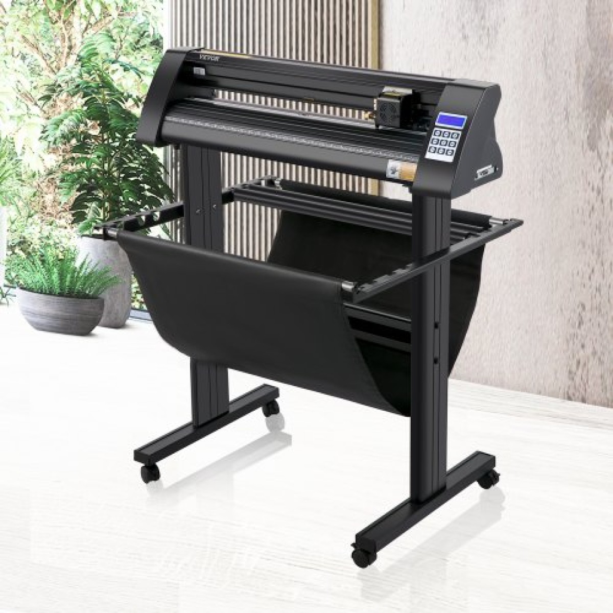 VEVOR Vinyl Cutter, 720mm Vinyl Plotter, LED Screen Plotter Cutter, Ημιαυτόματο ενσωματωμένο οπτικό μάτι για ακριβή καθοδήγηση, συμβατό με λογισμικό SignMaster για σύστημα Windows με βάση
