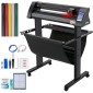 VEVOR Vinyl Cutter, 720mm Vinyl Plotter, LED Screen Plotter Cutter, Ημιαυτόματο ενσωματωμένο οπτικό μάτι για ακριβή καθοδήγηση, συμβατό με λογισμικό SignMaster για σύστημα Windows με βάση