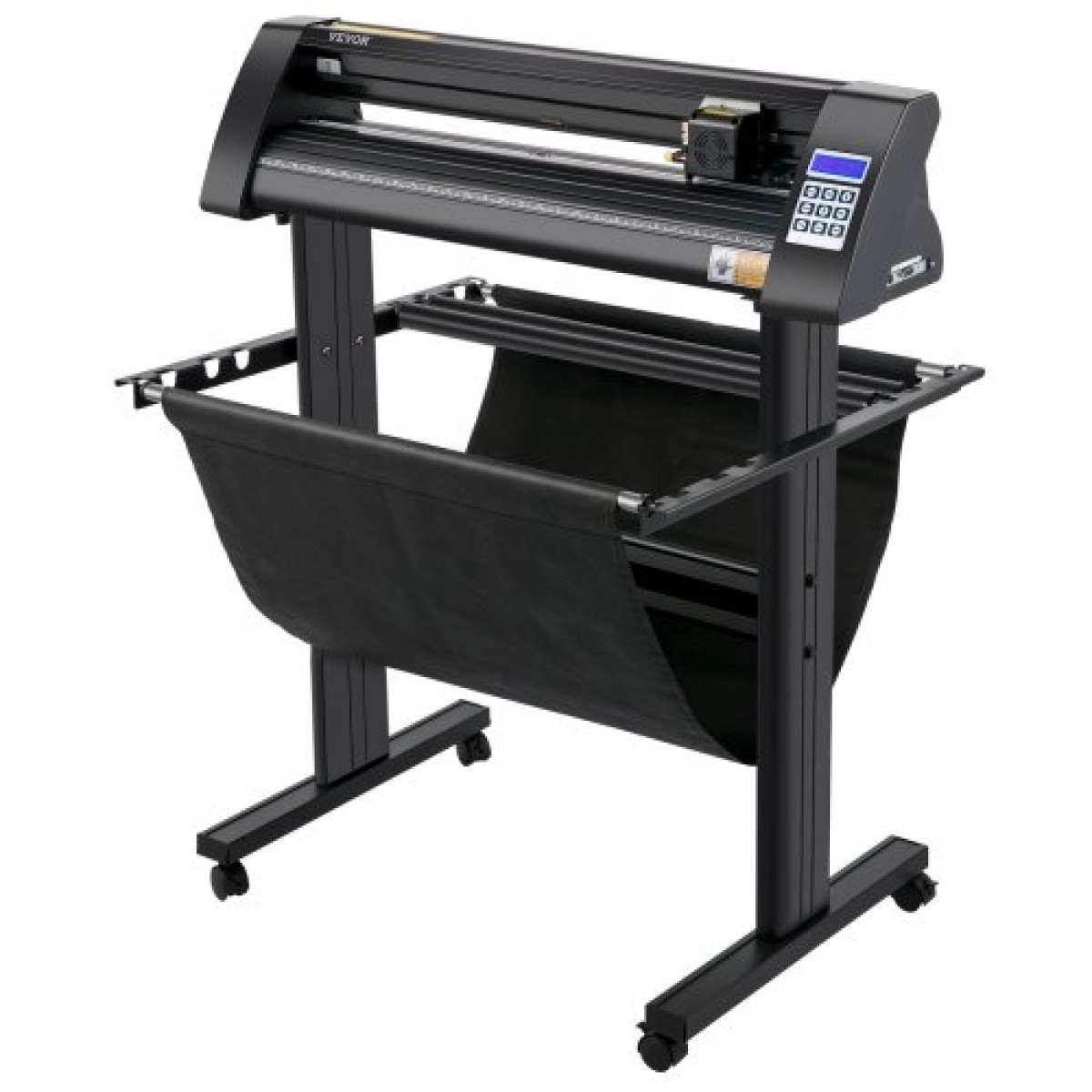 VEVOR Vinyl Cutter, 720mm Vinyl Plotter, LED Screen Plotter Cutter, Ημιαυτόματο ενσωματωμένο οπτικό μάτι για ακριβή καθοδήγηση, συμβατό με λογισμικό SignMaster για σύστημα Windows με βάση