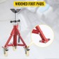 VEVOR Pipe Stand, V Head Pipe Stand Ρυθμιζόμενο ύψος 20-37 ίντσες, 2500LBS Pipe Stand με τροχίσκους, Πτυσσόμενες φορητές βάσεις σωλήνων για στήριξη σωλήνων 1/8 έως 12 ιντσών