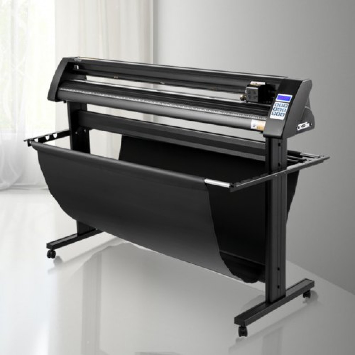 VEVOR Vinyl Cutter, 1350mm Vinyl Plotter, LED Screen Plotter Cutter, Ημιαυτόματο ενσωματωμένο οπτικό μάτι, συμβατό με λογισμικό SignCut για Mac και σύστημα Windows με βάση