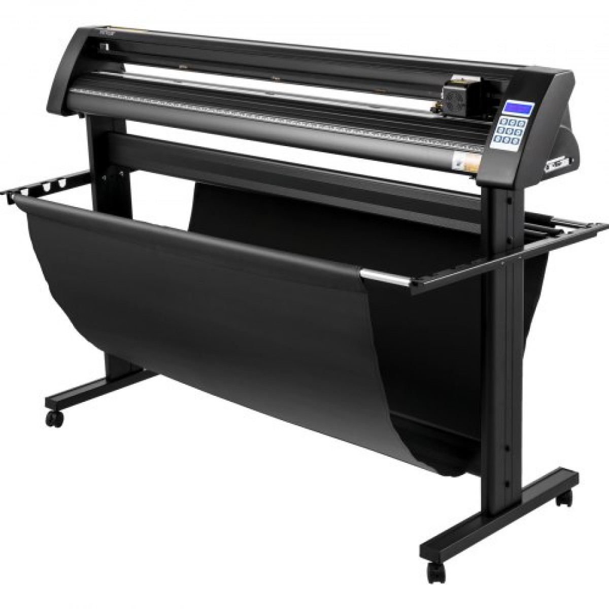 VEVOR Vinyl Cutter, 1350mm Vinyl Plotter, LED Screen Plotter Cutter, Ημιαυτόματο ενσωματωμένο οπτικό μάτι, συμβατό με λογισμικό SignCut για Mac και σύστημα Windows με βάση