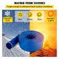 Εύκαμπτος σωλήνας εκκένωσης VEVOR, 51 mm x 32 m, Επίπεδος εύκαμπτος σωλήνας από ύφασμα PVC, σωλήνας αποστράγγισης βαρέως τύπου backwash με σφιγκτήρες, ανθεκτικός στις καιρικές συνθήκες και ανθεκτικός στη διάρρηξη, Ιδανικός για πισίνα και μεταφορά νερού, μ